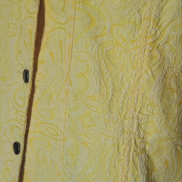 Analogy Stretchy Jacket / Blazer - Lemon Yellow, Sz L - VGC - Picture 4 of 9